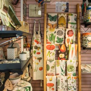 decorative aprons, towels, and gifts