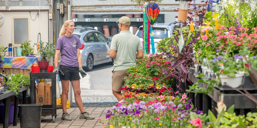 Primex Garden Center-Glenside-Pennsylvania-staff in greenhouse