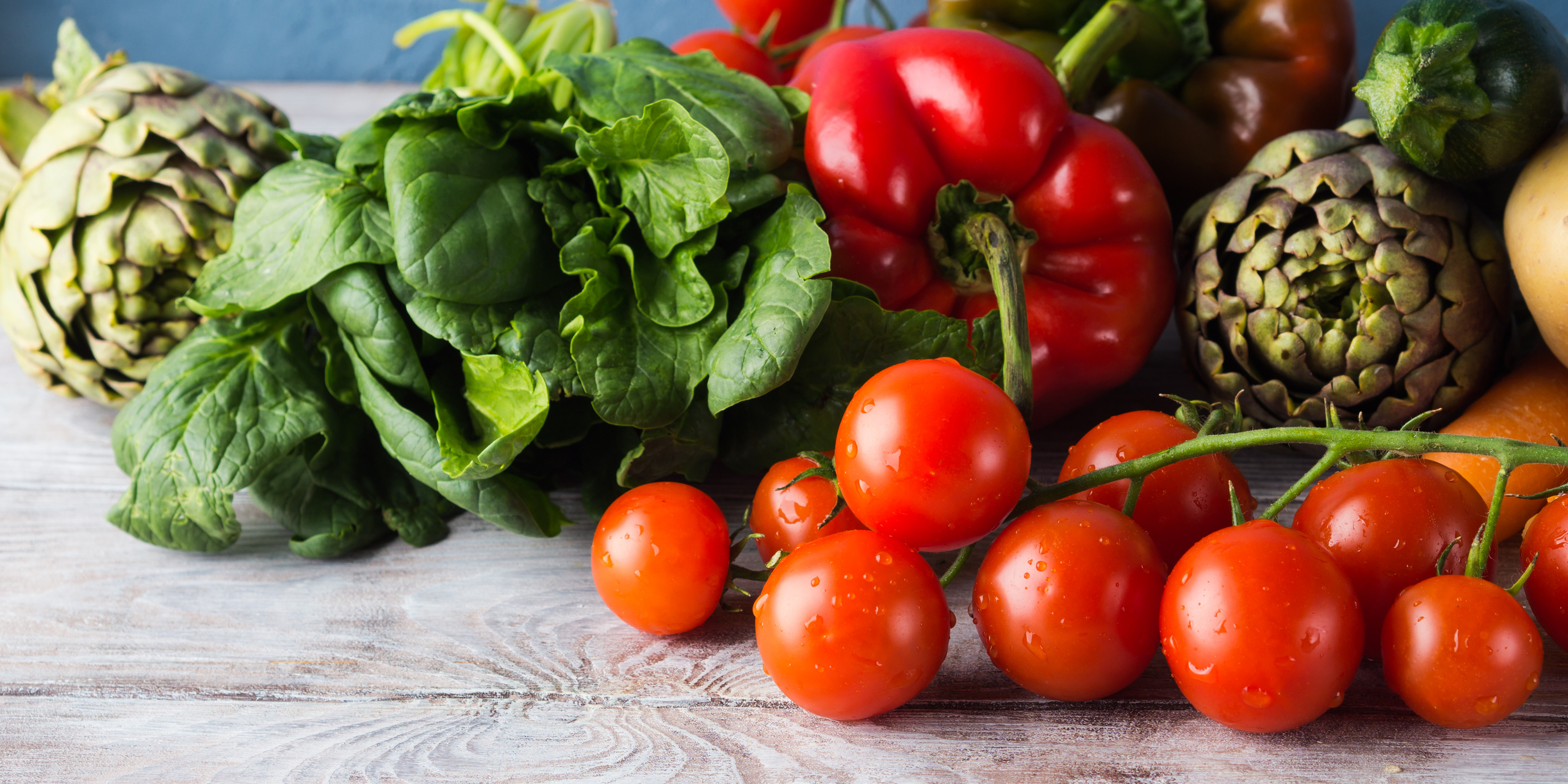 Primex-Garden-Center-Glenside-Pennsylvania-Assortment-of-fresh-vegetables-on-a-table