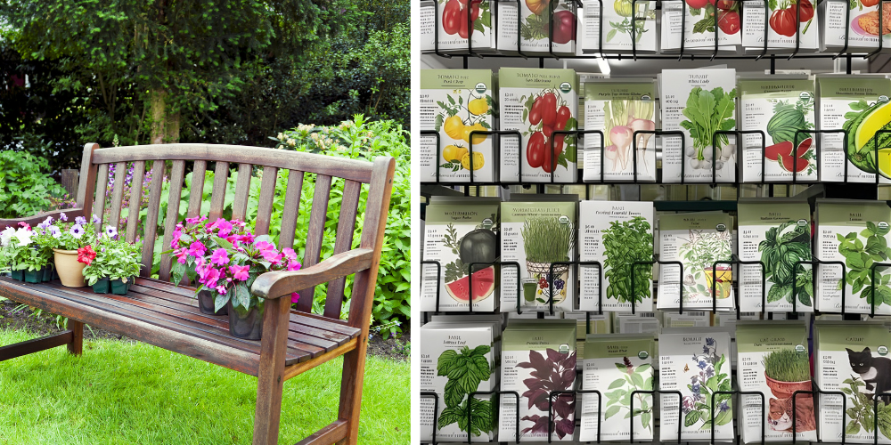 Primex Garden Center Glenside Pennsylvania Mothers Day Gifts Bench And Seeds